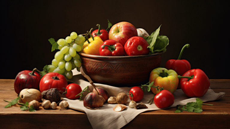 A Bowl of colorful fruits and vegetables_Micronetrients